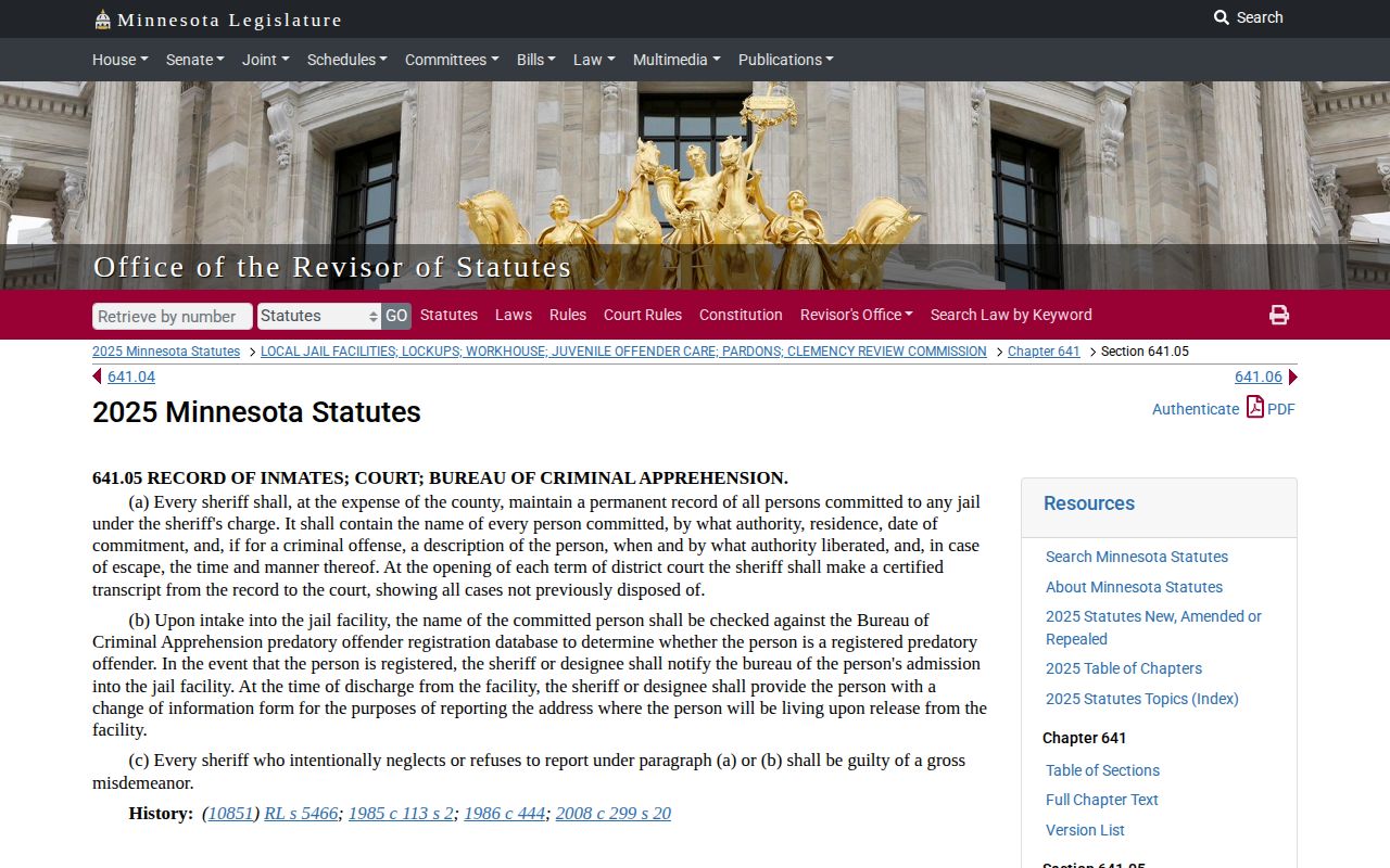 Minnesota permanent jail record law for Lake County releases